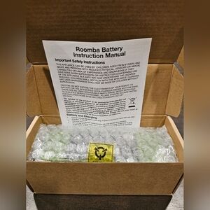 NIB- OEM Replacement Battery For Roomba. 6000mAh, 180 mins continous cleaning.